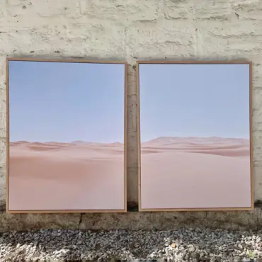 Conjunto Cuadros Canvas Desierto