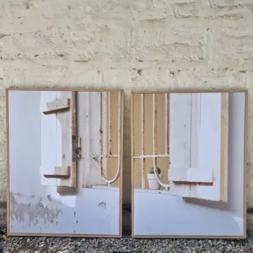 Conjunto Cuadros Canvas Ventana