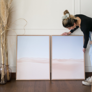 Conjunto Cuadros Canvas Desierto